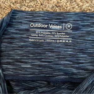 Lot of 2 Outdoor Voices biker shorts